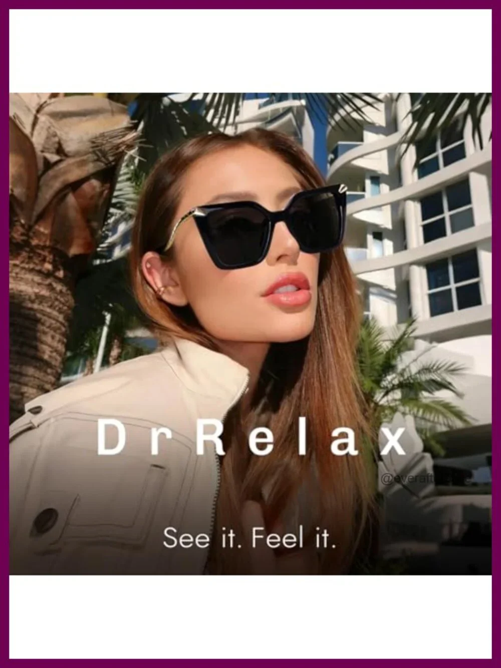 Oversized Square Polarized Sunglasses for Women UV400 Protection
